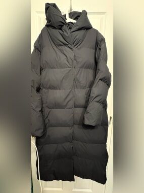Frank and Oak Highland long puffer jacket